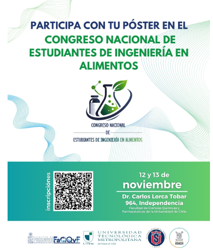 Afiche del I Congreso Nacional de Estudiantes de Ingeniería en Alimentos