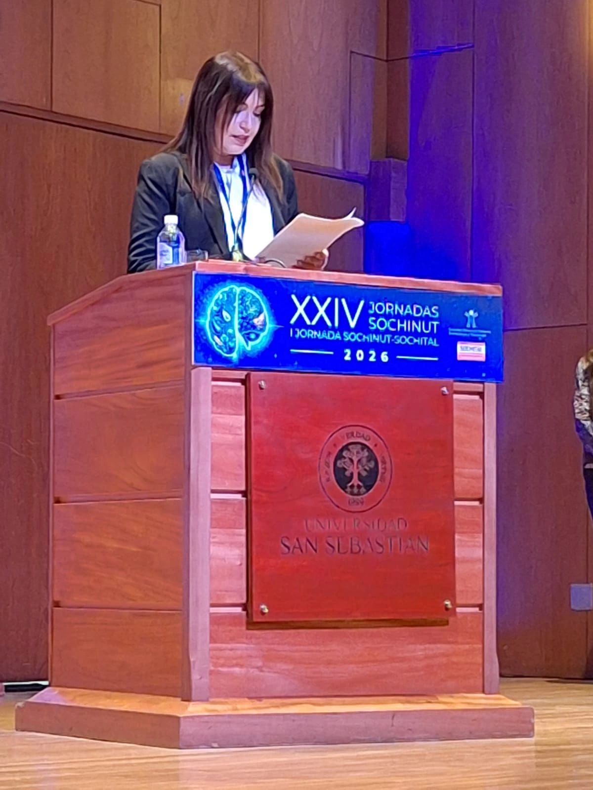 Vilbett Briones en las Jornadas SOCHINUT-SOCHITAL